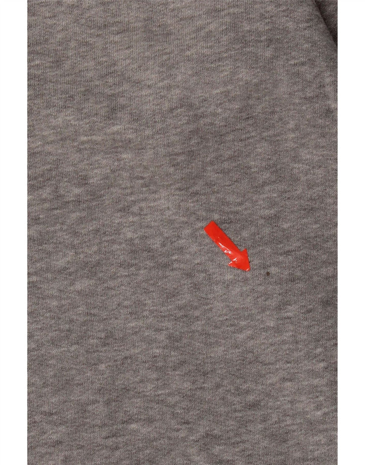 Felpa da uomo Nike Maglione piccolo grigio cotone screziato