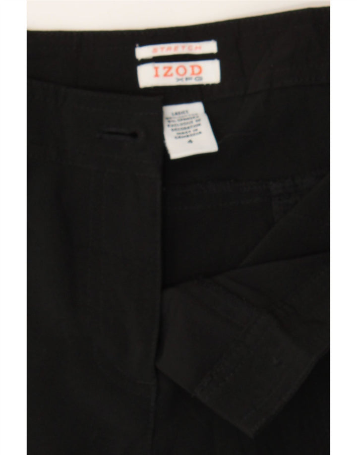 IZOD Womens Casual Shorts US 4 Small W32  Black Cotton Vintage Izod and Second-Hand Izod from Messina Hembry 