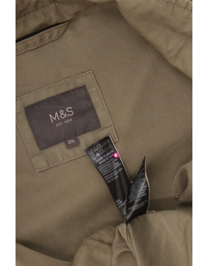 Giacca multiuso da donna Marks & Spencer UK 44 2XL Cotone kaki