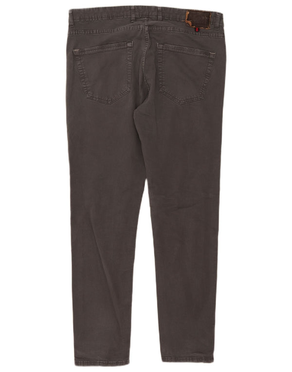 Jeans slim da uomo Zara EU 44 Large W34 L29 Cotone grigio