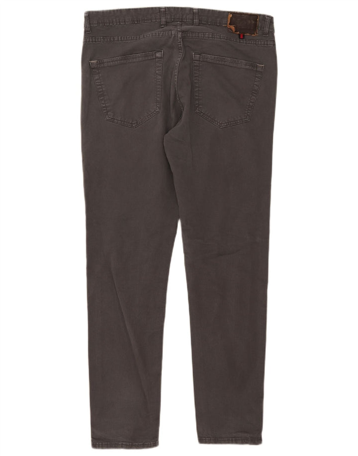 Jeans slim da uomo Zara EU 44 Large W34 L29 Cotone grigio