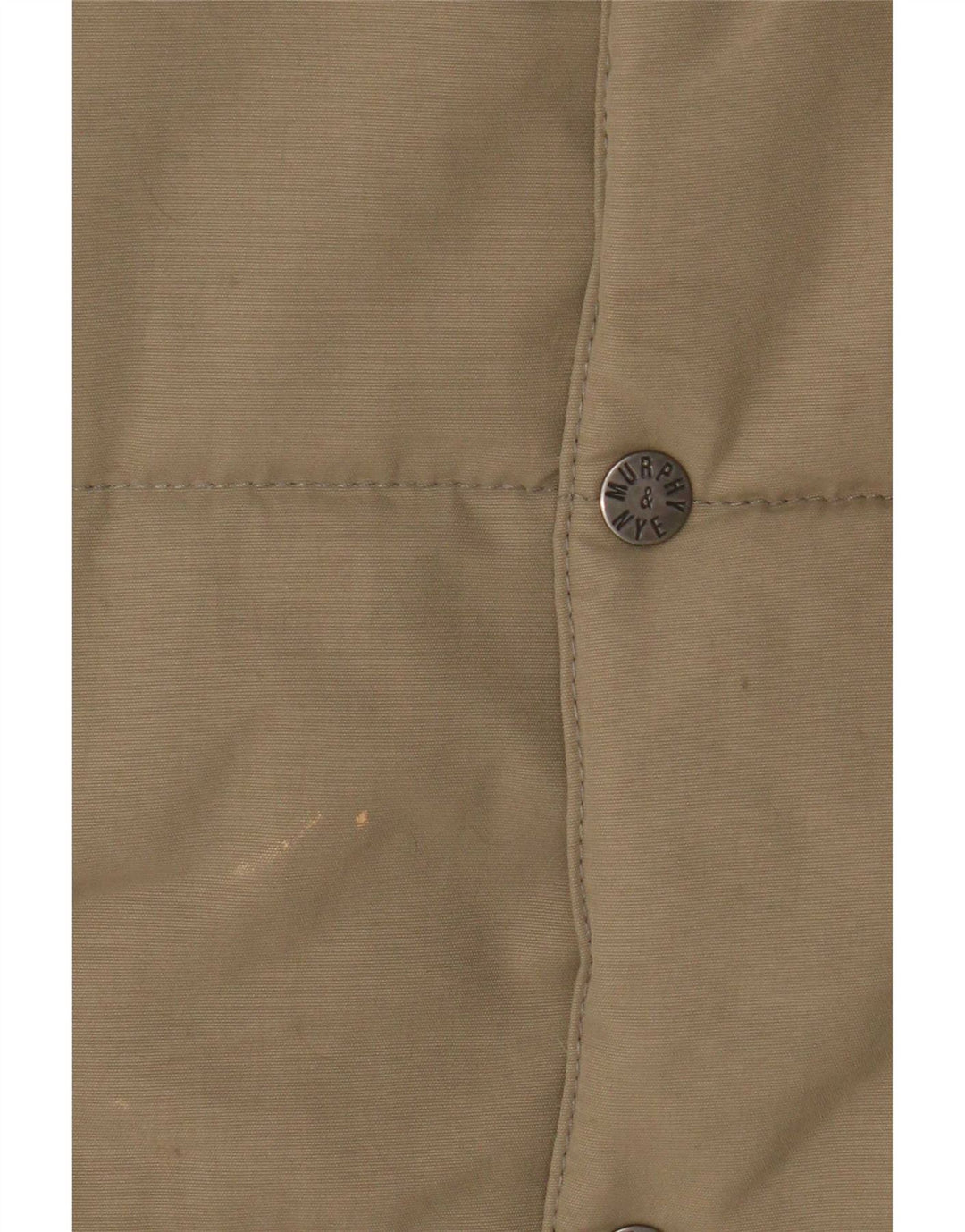 Gilet imbottito da uomo Murphy & Nye UK 38 medio kaki poliammide