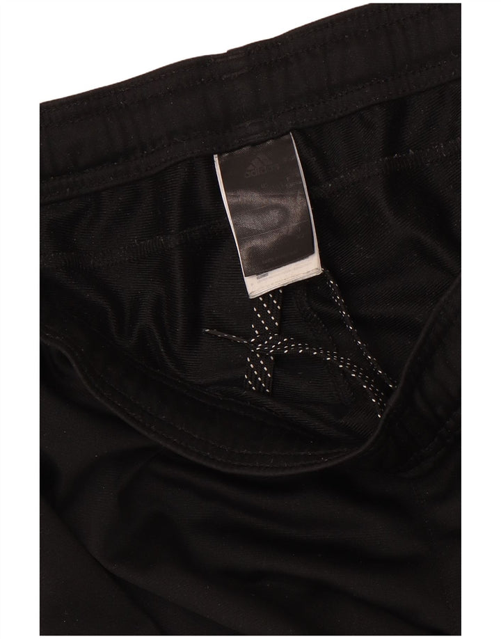 Pantaloni da tuta da uomo Adidas UK 42/44 Large Nero Poliestere