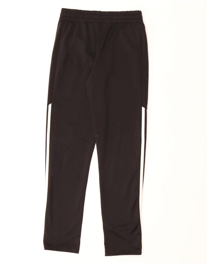 ADIDAS Boys Tracksuit Trousers 11-12 Years  Black Polyester