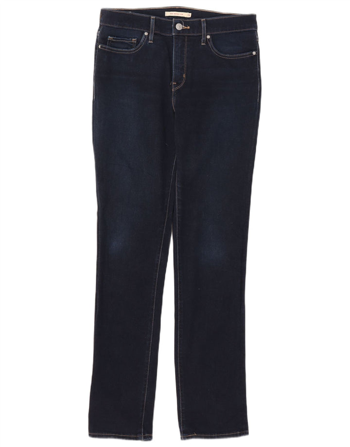 Levi's Donna 312 Shaping Slim Jeans W29 L32 Blu Navy Cotone