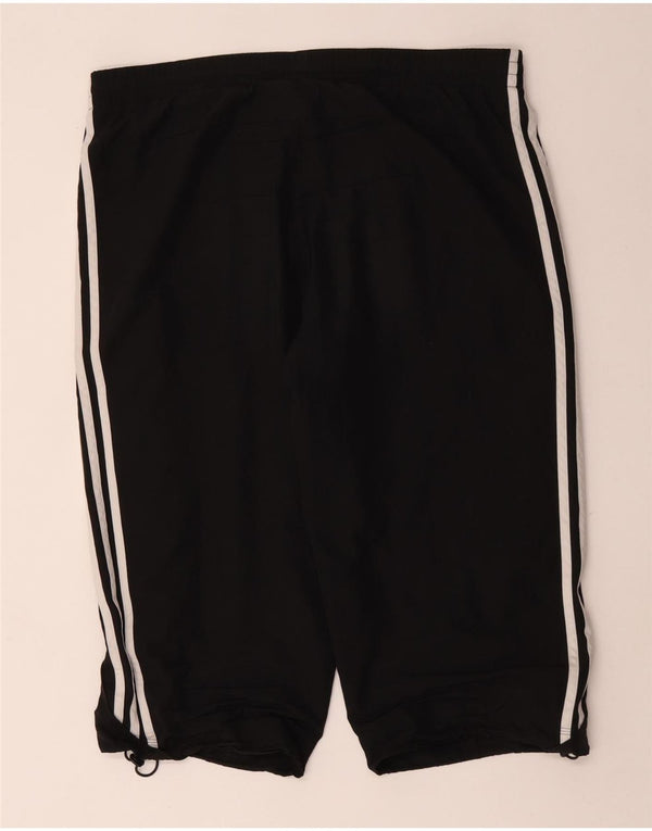 Pantaloncini sportivi Adidas da uomo Bermuda medio nero in poliestere
