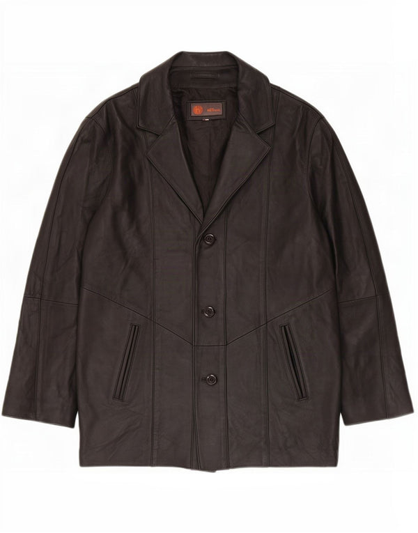 Giacca in pelle da donna Helium UK 16 grande nera