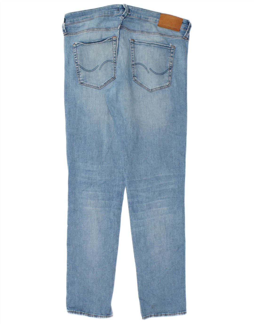 JACK & JONES Jeans slim da uomo GLENN W33 L32 in cotone blu