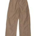 Pantaloni casual a gamba larga da donna Zara piccoli W26 L29 poliestere beige