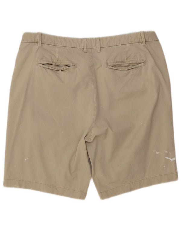 Pantaloncini chino regolari da donna Fat Face UK 14 Large W34 cotone kaki