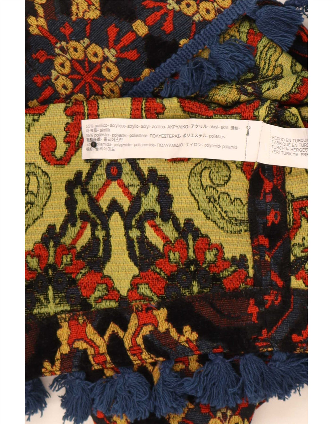 Minigonna da donna Zara piccola W26 acrilico Paisley multicolore