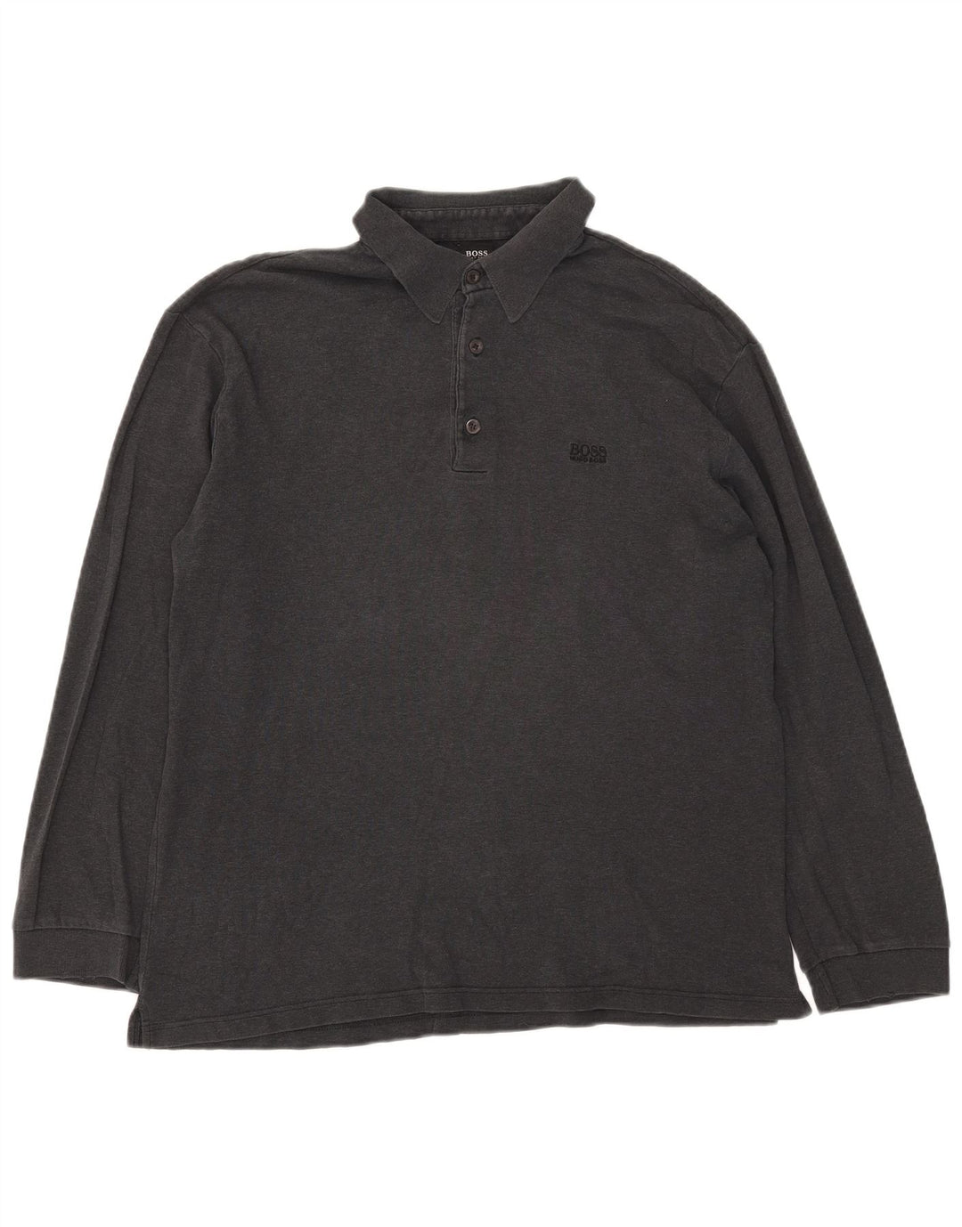 Polo a maniche lunghe da uomo Hugo Boss 2XL Grigia