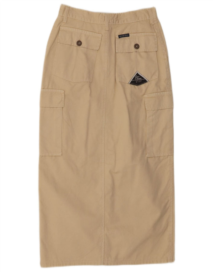 Gonna maxi cargo da donna Roy Rogers W28 cotone beige medio