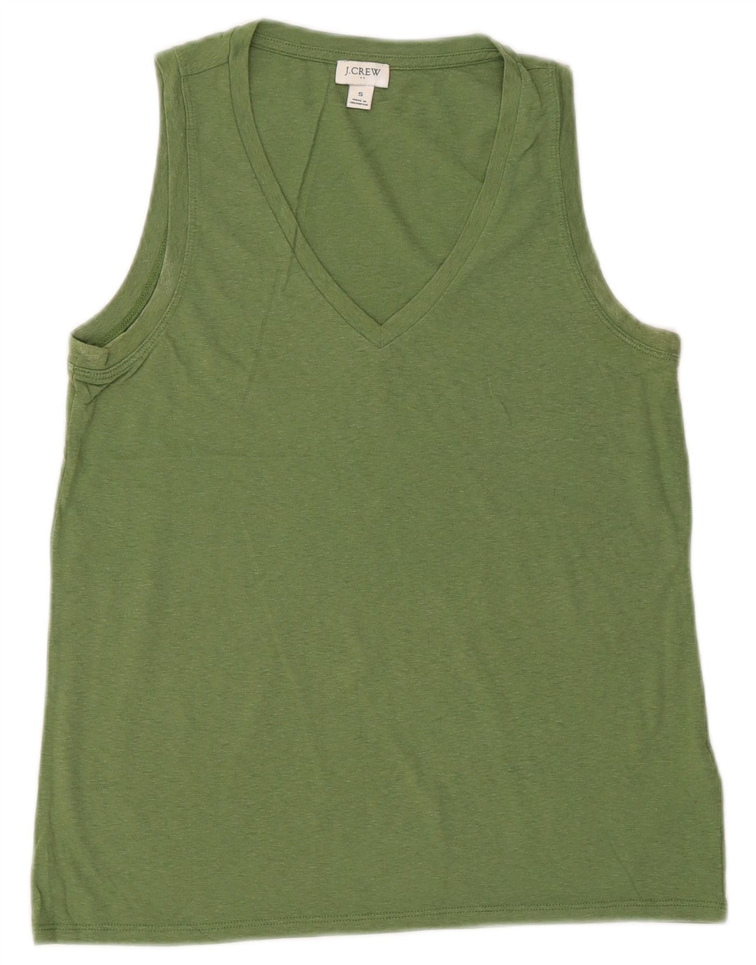 Canotta da donna J. CREW UK 10 piccolo cotone verde