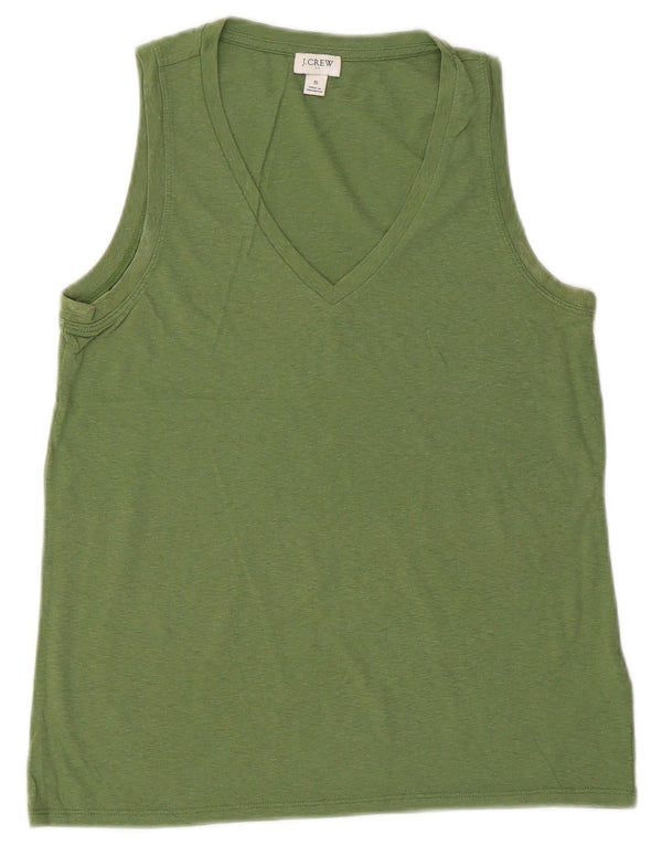 Canotta da donna J. CREW UK 10 piccolo cotone verde