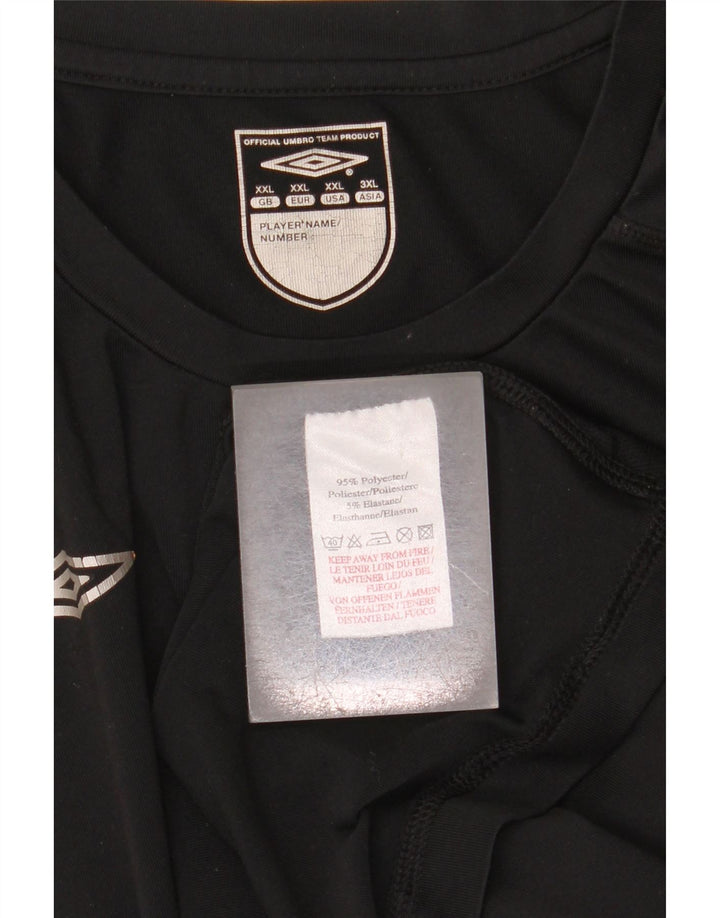 Canotta da uomo Umbro 2XL nera in poliestere