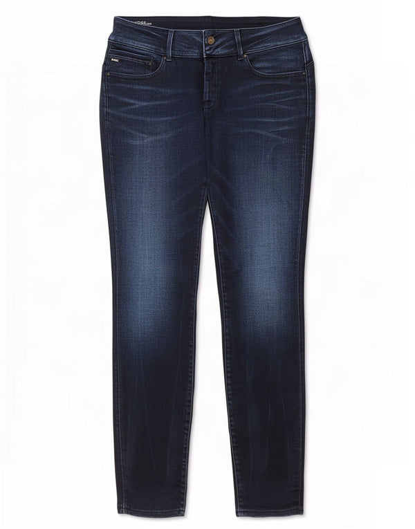 Jeans skinny G-Star da donna Midge Cody W34 L34 cotone blu navy