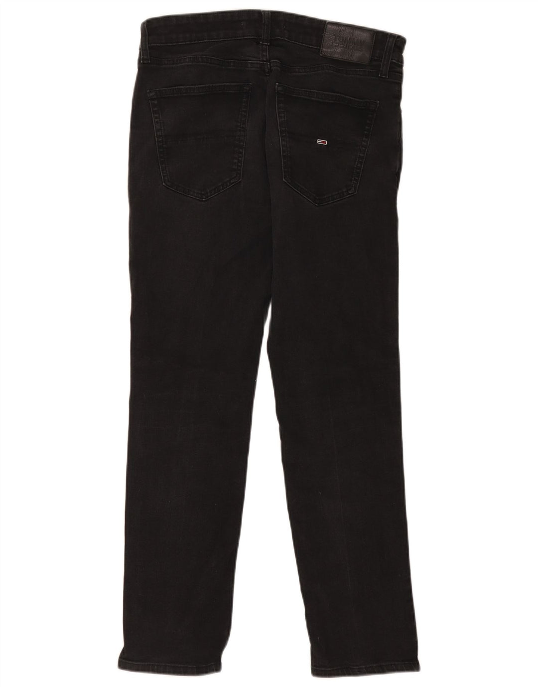 Jeans slim da uomo Tommy Hilfiger W32 L30 cotone nero