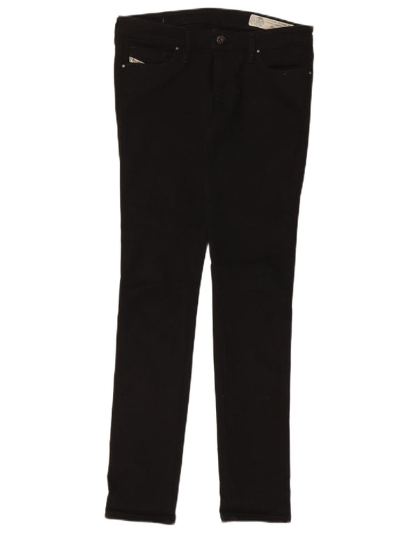 Jeans skinny super slim da donna Diesel Skinzee-vita bassa W29 L32 neri