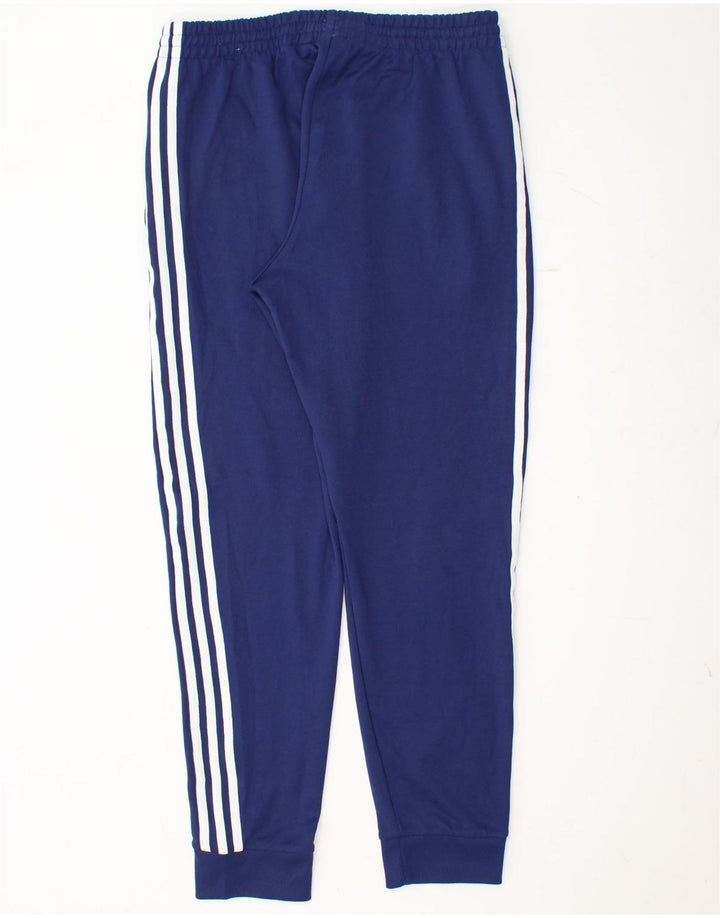 Pantaloni da tuta da uomo ADIDAS Joggers grandi poliestere blu navy