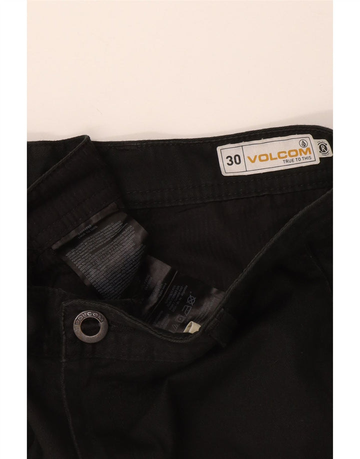 Pantaloncini chino da uomo Volcom W30 cotone blu navy medio