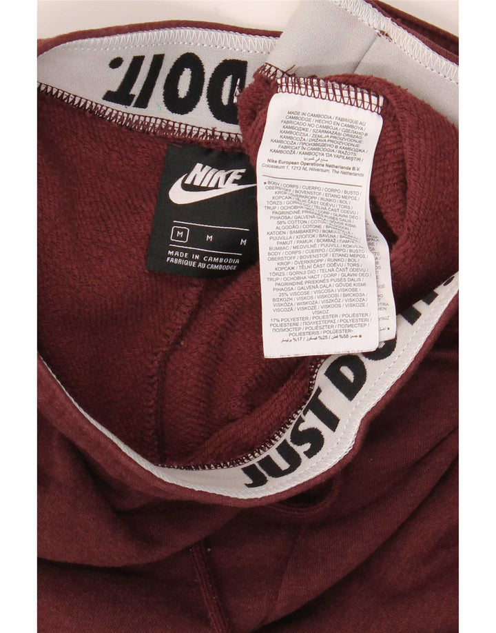 Pantaloni da tuta da donna Nike Joggers UK 14 Medium Maroon Cotton