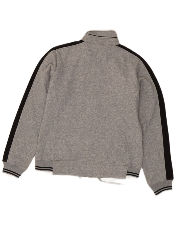 Giacca da tuta da donna Champion UK 16 Large in cotone color block grigio