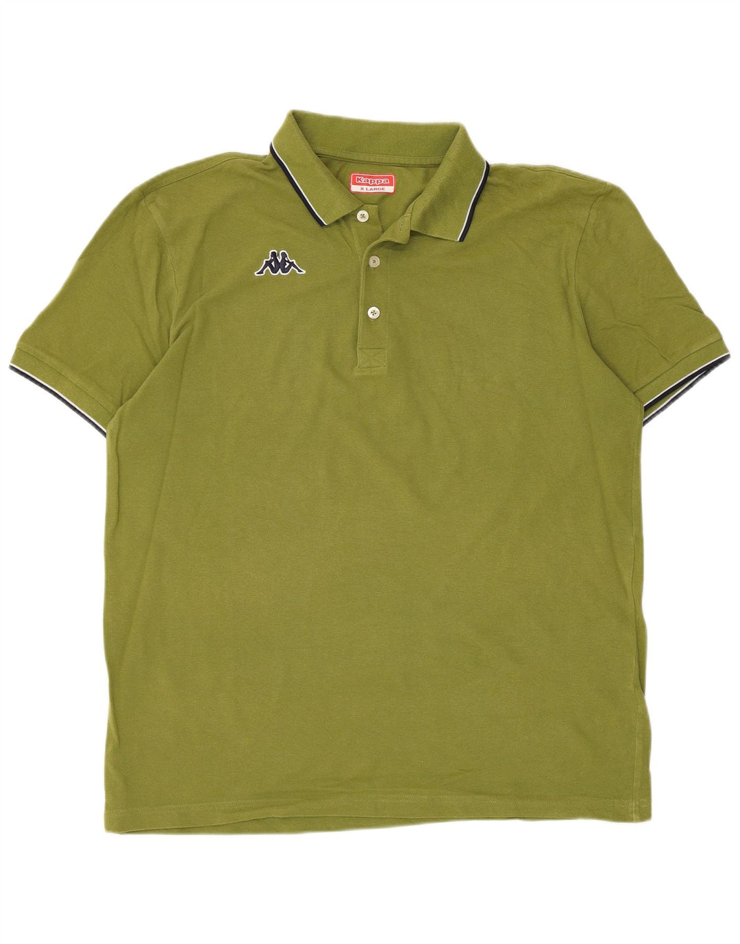 Polo Kappa Uomo XL Verde Cotone