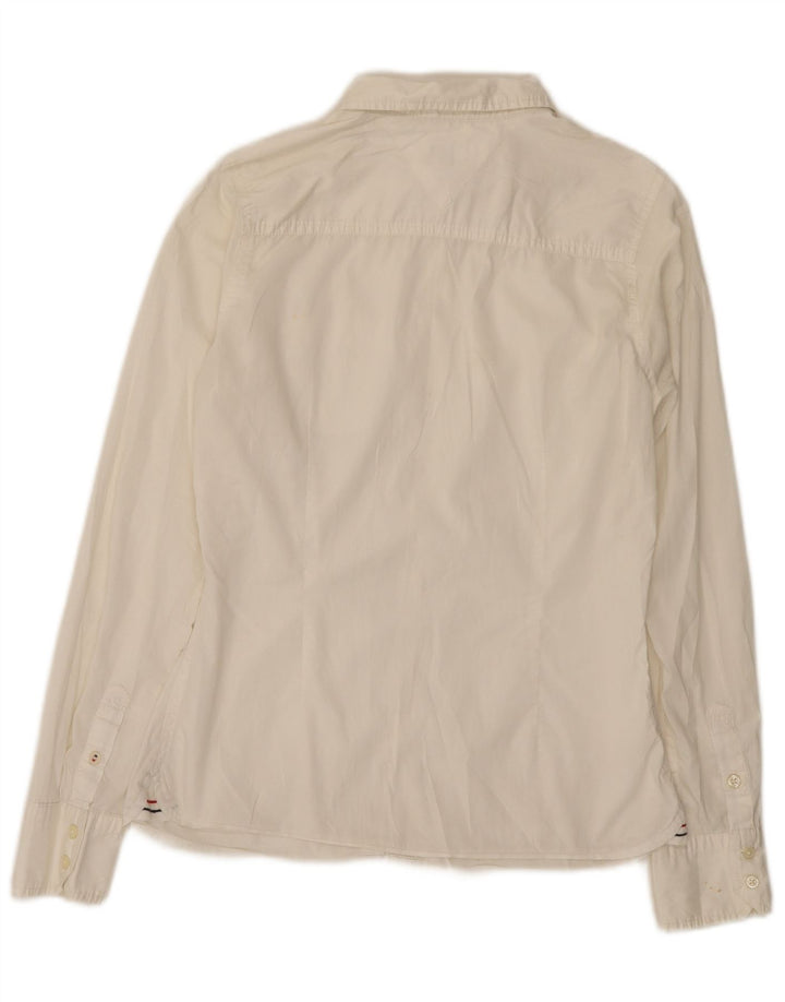 Camicia da donna Tommy Hilfiger UK 10 piccola bianca