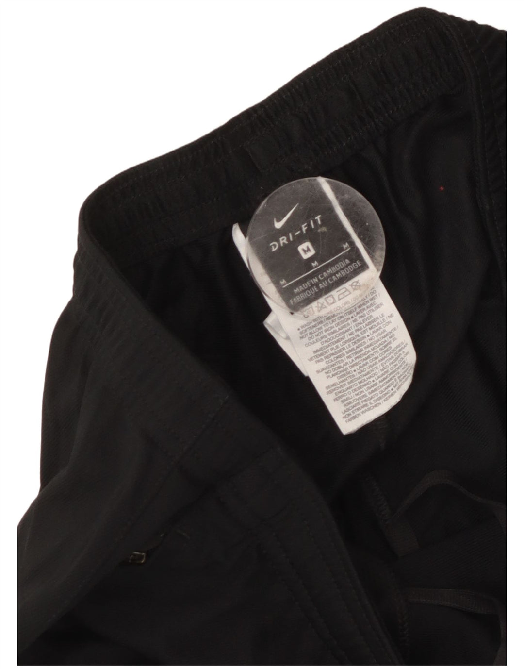 Pantaloni da tuta Nike Dri Fit da uomo, poliestere nero medio