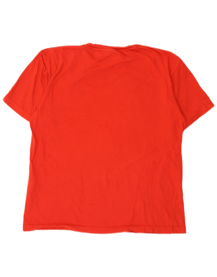 T-shirt grafica da donna Levi's Top UK 16 grande rossa