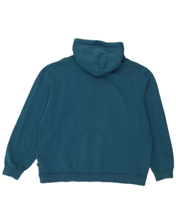 Felpa con cappuccio grafica da uomo Puma XL in cotone blu