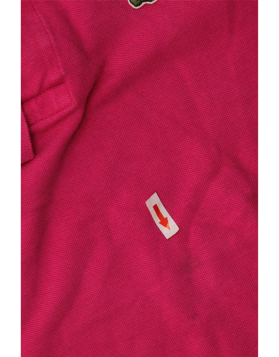 Polo da uomo Lacoste taglia 4 in cotone rosa medio