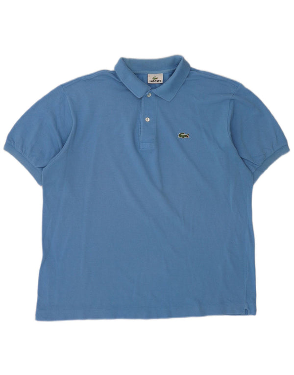 Polo da uomo Lacoste taglia 5 grande in cotone blu