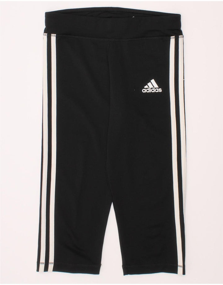 Leggings ADIDAS Climalite per ragazze 11-12 anni in poliestere nero