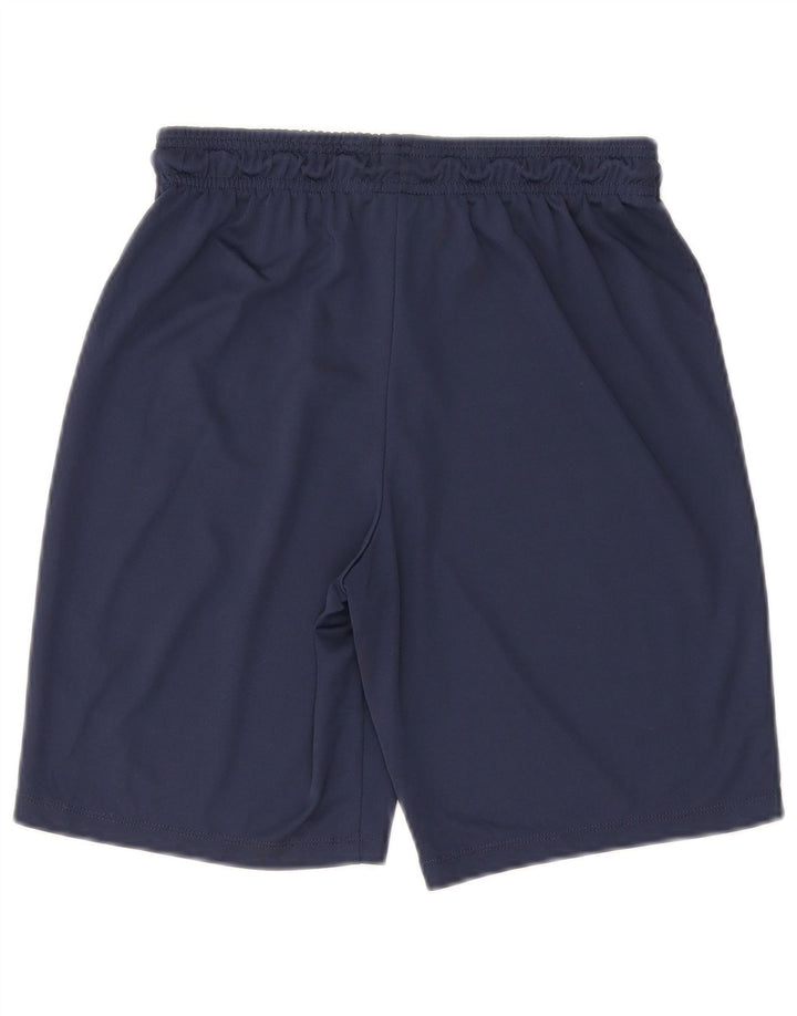 Pantaloncini sportivi Nike da uomo piccoli in poliestere blu navy