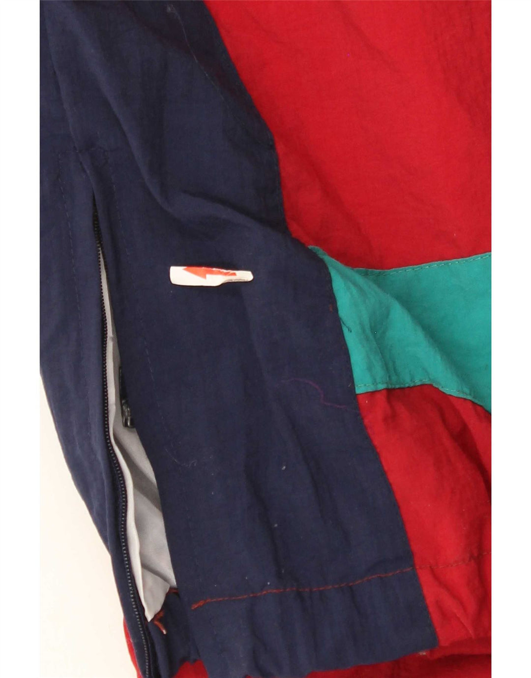 Giacca parka vintage da donna UK 14 grande color rosso