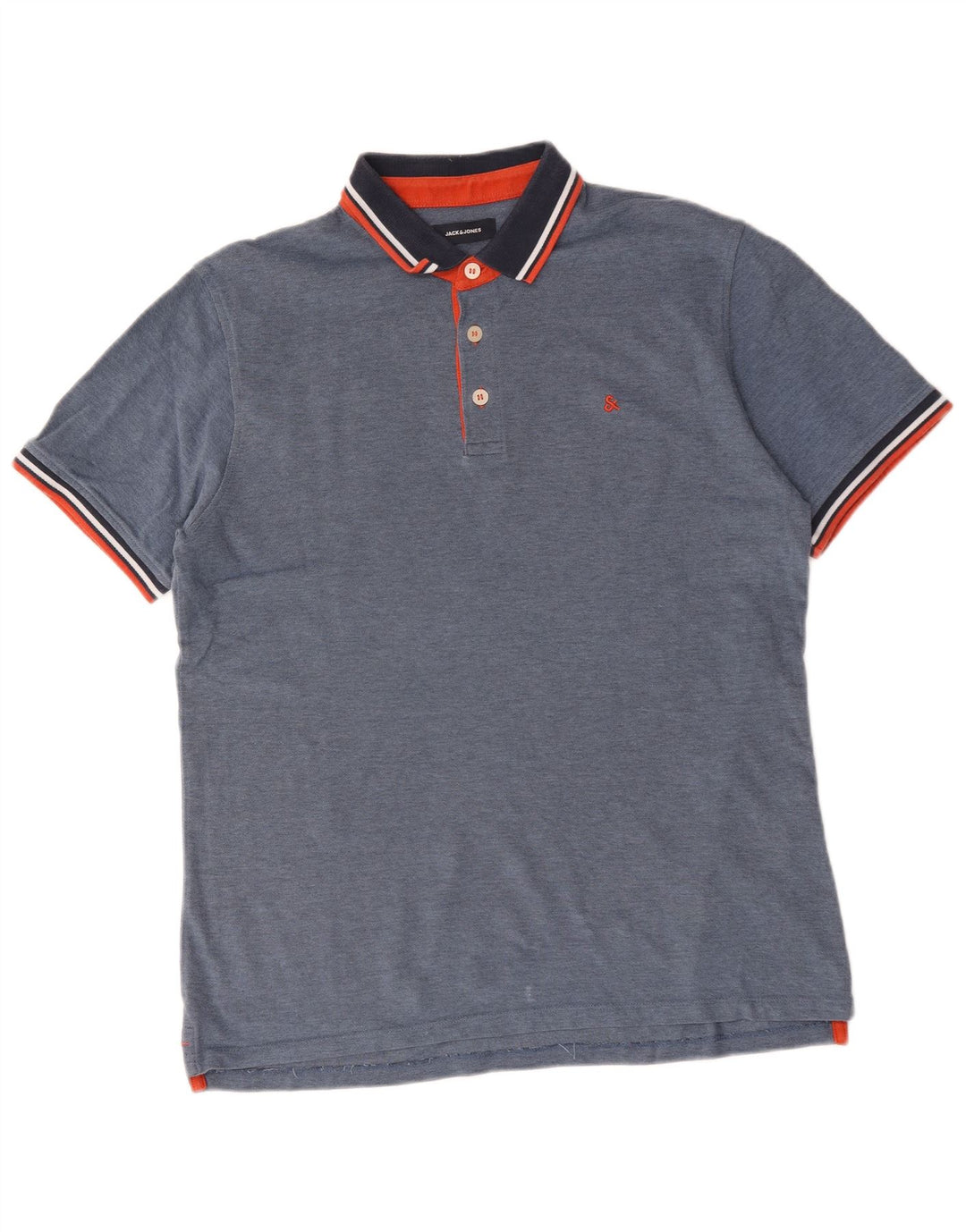 Polo da uomo Jack & Jones XL in cotone blu navy