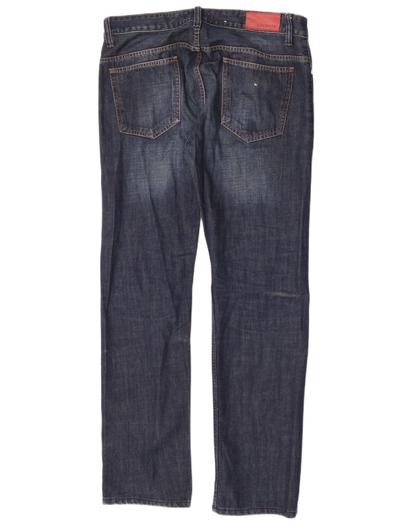 Jeans dritti da uomo Lacoste W36 L34 Blu navy