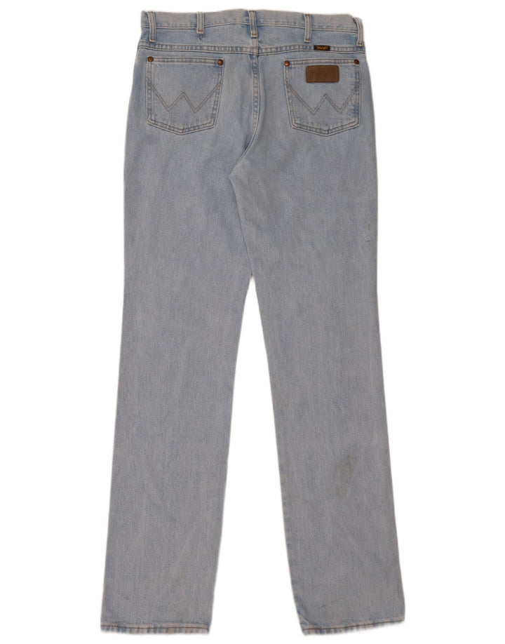 Jeans dritti da uomo Wrangler W34 L36 cotone blu