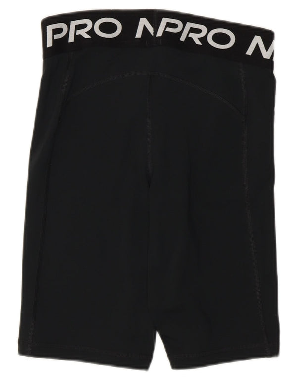 Pantaloncini sportivi Nike Dri Fit Graphic da donna UK 10 piccoli poliestere nero