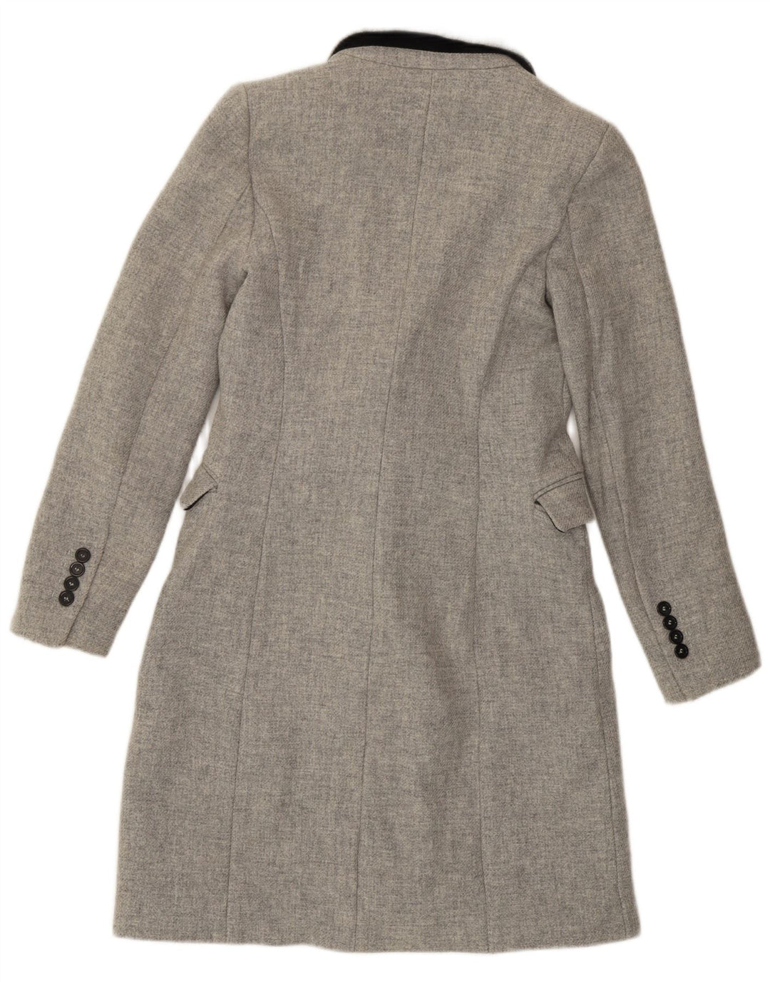 Cappotto doppiopetto da donna Zara UK 6 XS grigio lana
