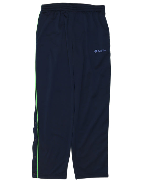 Pantaloni da tuta da uomo Lotto UK 40/42 Large in poliestere blu navy
