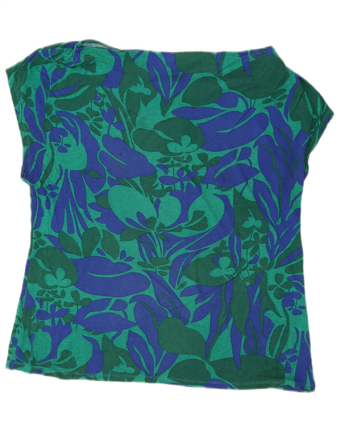 Max Mara Camicetta da weekend da donna Top UK 12 Blu medio floreale