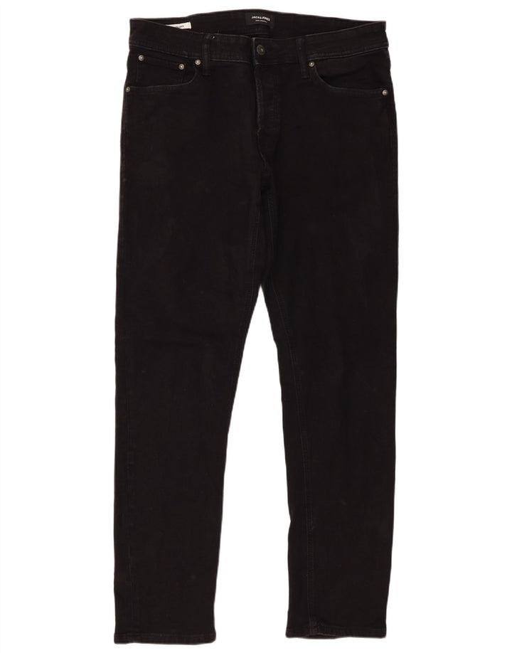 Jeans slim da uomo Jack & Jones W34 L32 cotone nero