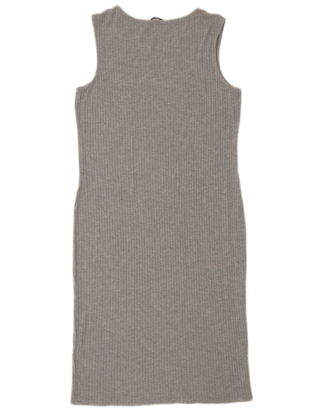 Abito aderente senza maniche da donna Marks & Spencer UK 12 Viscosa grigio medio