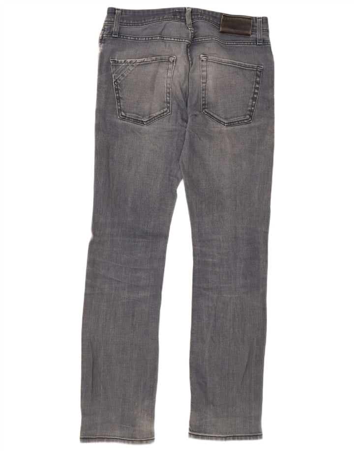 Jeans dritti vestibilità regolare da uomo Jack & Jones W31 L31 cotone grigio