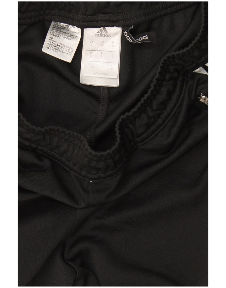 Pantaloni della tuta da donna Adidas Climacool UK 10 piccoli poliestere nero