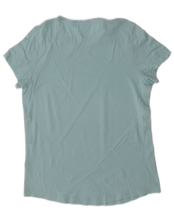 T-shirt grafica da donna PUMA Top UK 12 Colorblock blu medio