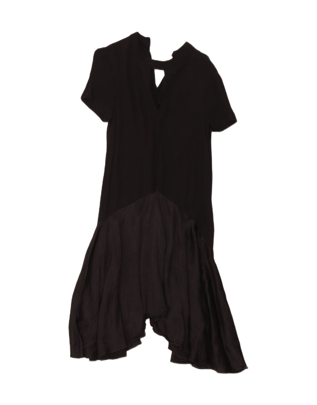 Abito asimmetrico da donna Marks & Spencer UK 10 piccolo nero